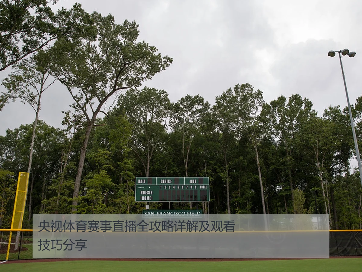 央视体育赛事直播全攻略详解及观看技巧分享
